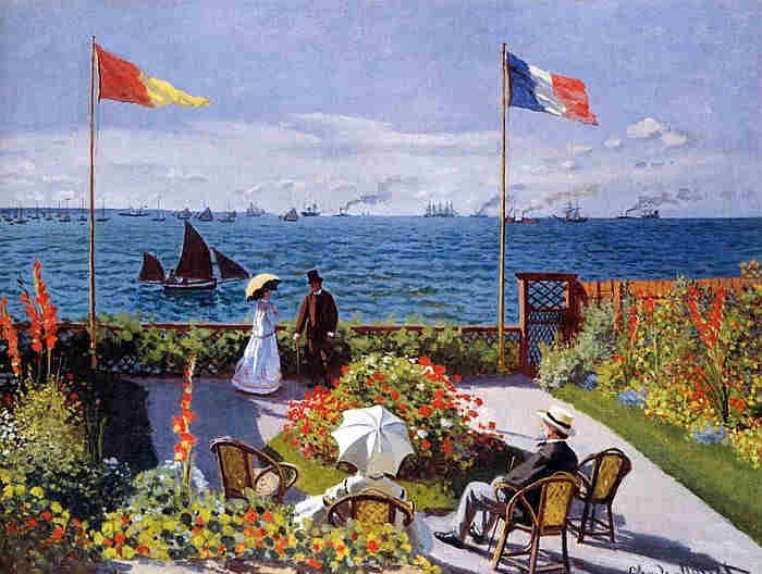 Terrasse &agrave; Sainte Adresse Monet
