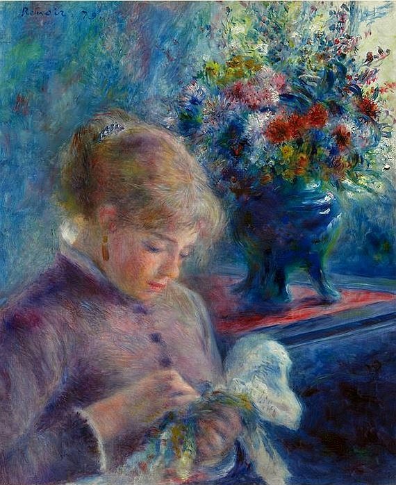 Chez la couturi&egrave;re par Franz Xaver Simm