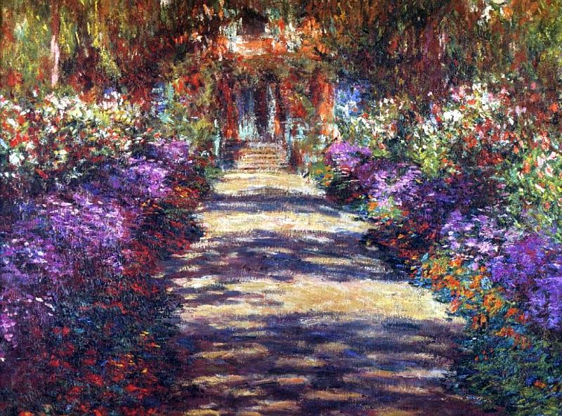 Jardin de Claude mOnet &agrave; Giverny par CLaude Monet
