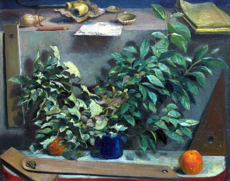 Boris Taslizky nature morte aux oranges